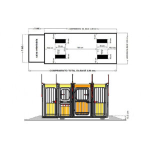 Base Gradil para Balança Eletrônica - Imagem