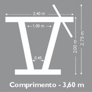 Tronco Americano Chassi - Medidas