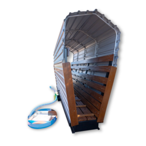 DUCHA VETERIN&Aacute;RIA BOVINA / BANHEIRO DE ASPERS&Atilde;O